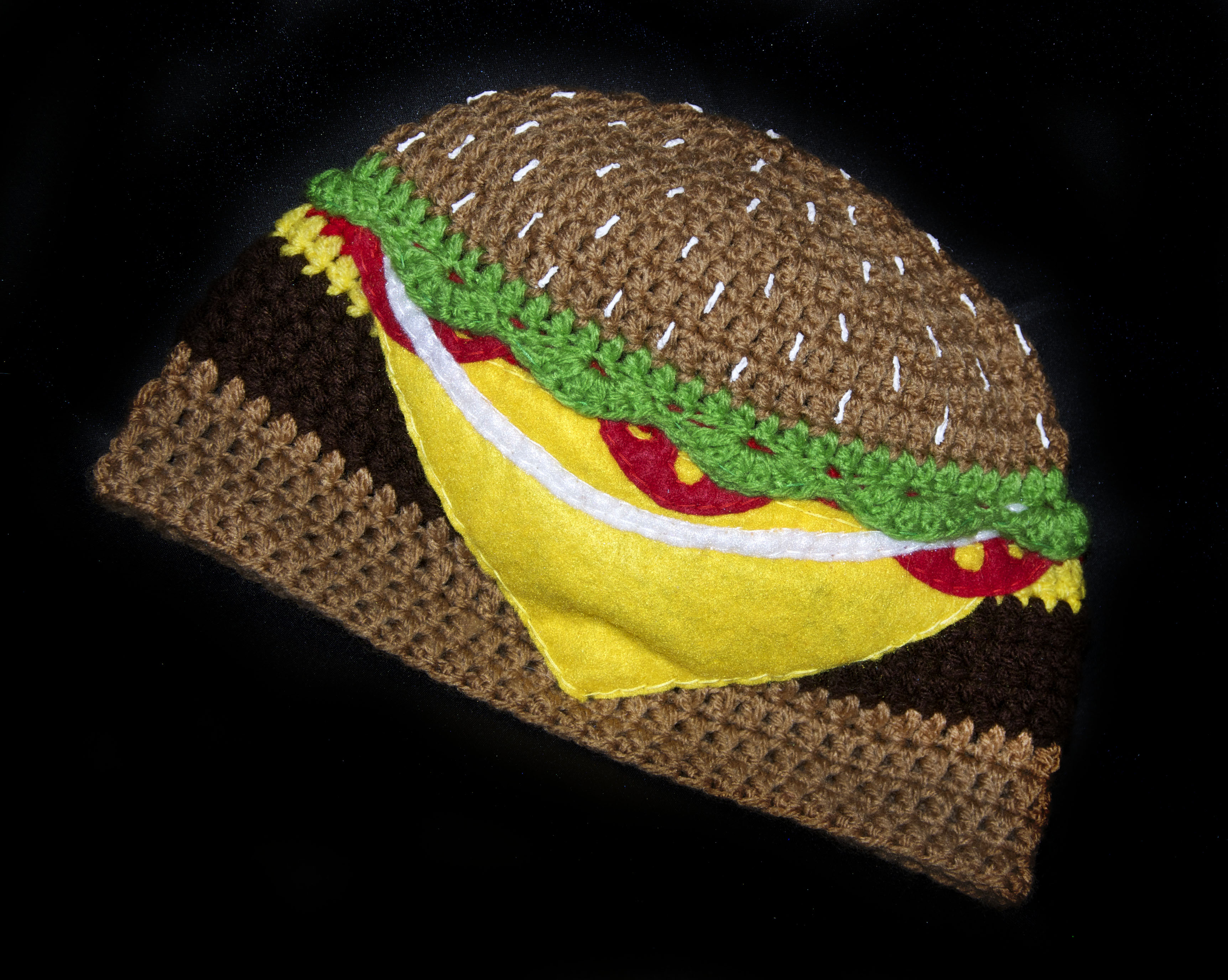 Cheeseburger Beanie