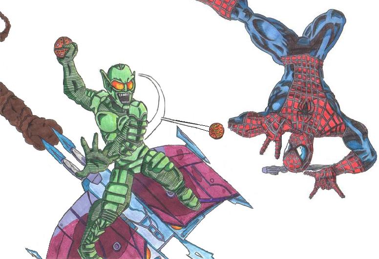 How to Draw the GREEN GOBLIN 