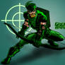 JLA Green Arrow Coloured