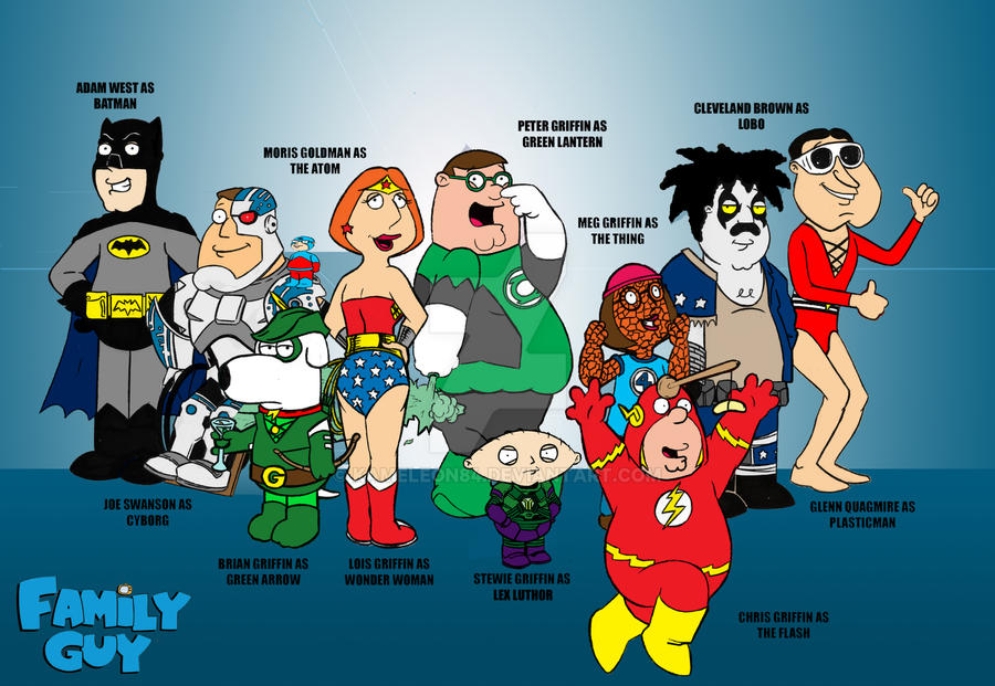 Family Guy Meets Superheroes 3