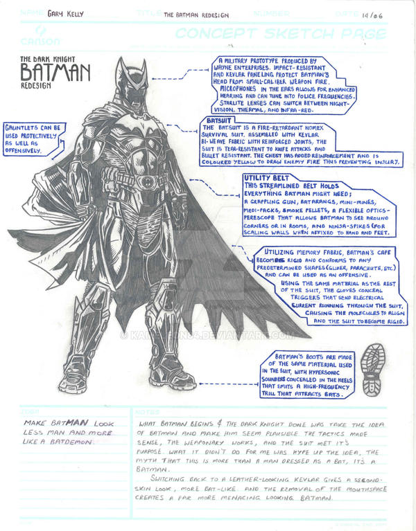 Batman Redesign by kameleon84 on DeviantArt