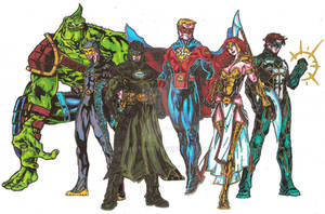 The League of Avengers colours