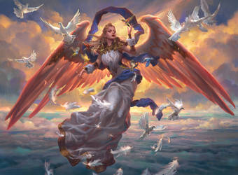 MTG: Angel of Dawn by Dopaprime
