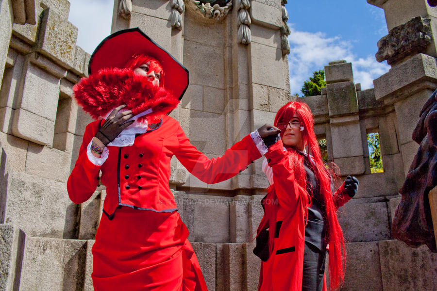 Cosplay Madam Red y Grell