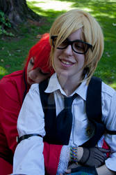 Cosplay Madam Red y Ronald