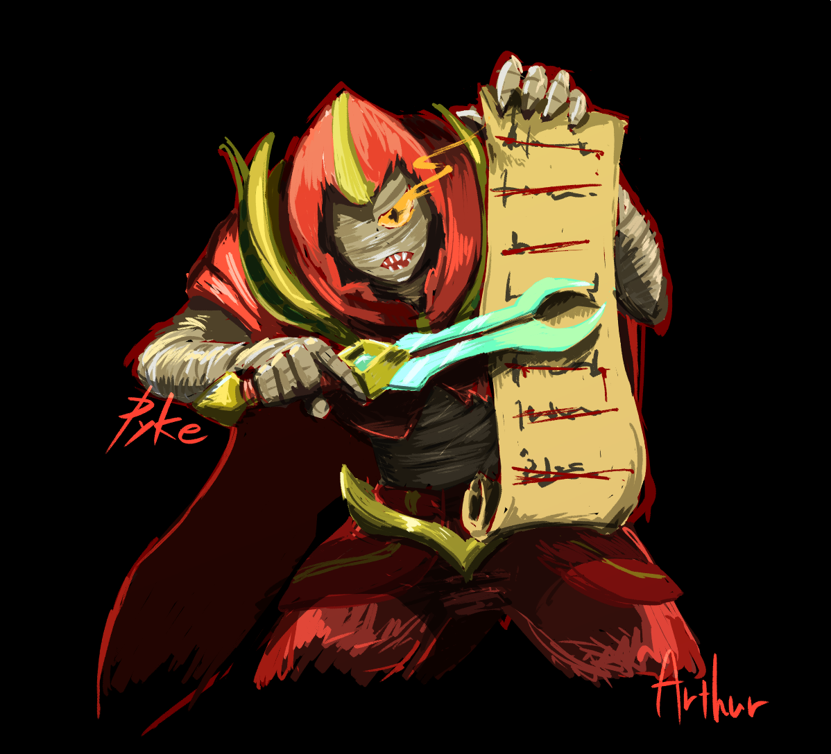 Sand Wraith Pyke by arthurpot on DeviantArt