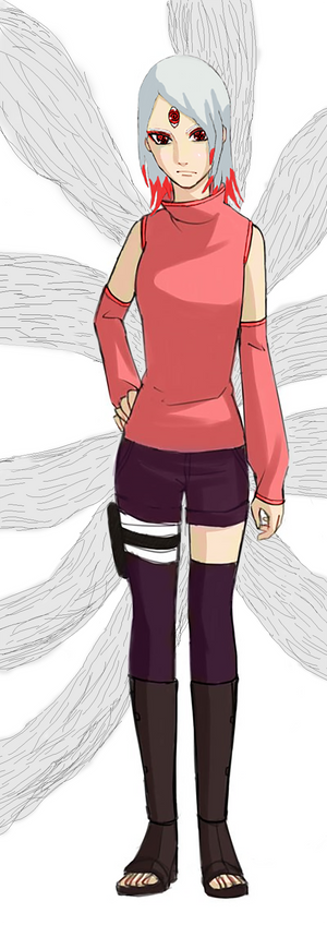 Sarada Uchiha Ten Tail Sage Mode