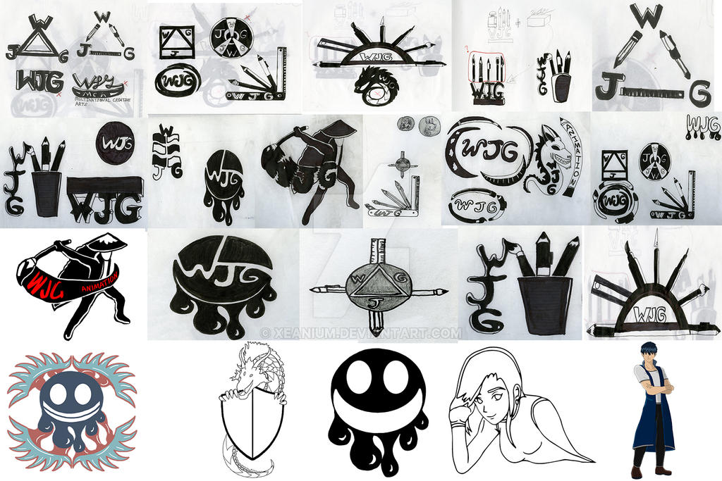 21 Rough Design 20 Rough Logo Designs by Xeanium on DeviantArt