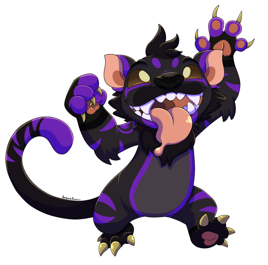 Pyro Ki :Commission: Thepyrokitty by AngoraRam on DeviantArt
