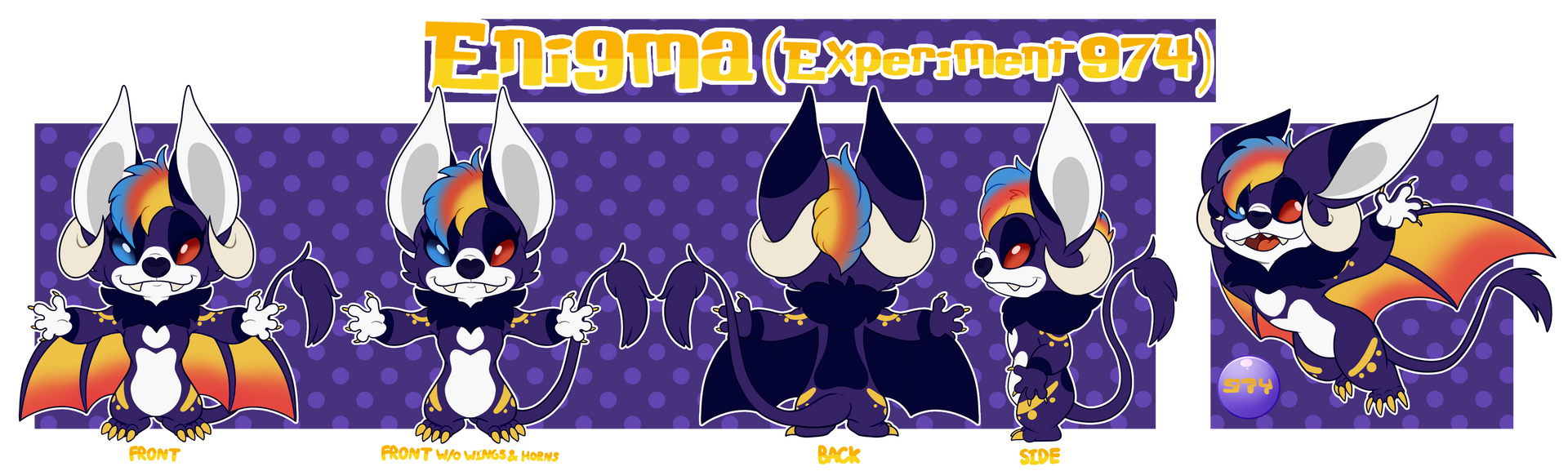 :Commission: ENiGMA ref sheet by AngoraRam on DeviantArt