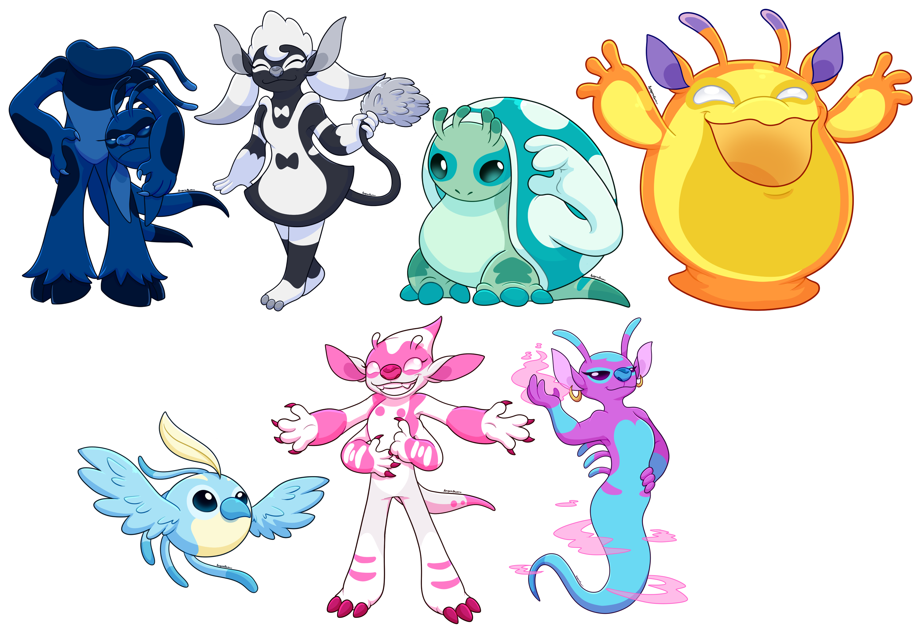 Experiments Deviantart Png :Commission: Seven more Experiments by AngoraRam on DeviantArt