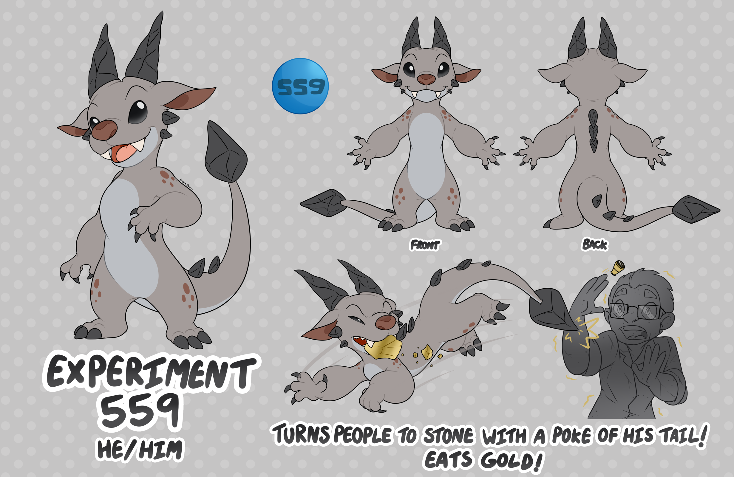 Experiment 458 :Commission: Experiment 559 Ref sheet by AngoraRam on DeviantArt