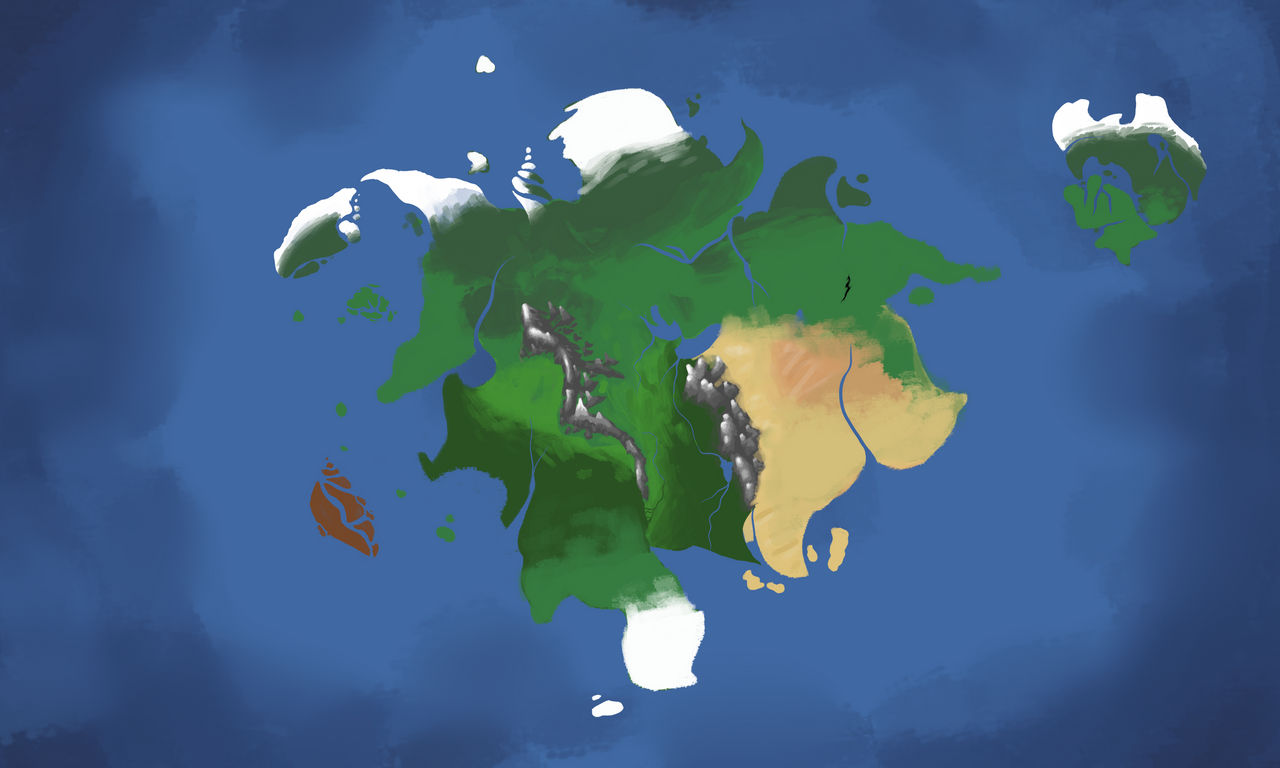 World Map by OrckyDoesStuff on DeviantArt