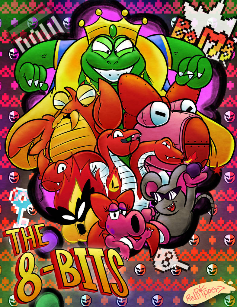 Poison 8 Bit Beware of the 8-Bits!! by RedRipper7 on DeviantArt