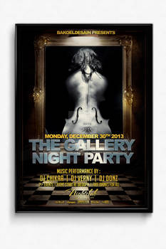 The Gallery Night Party Flyer