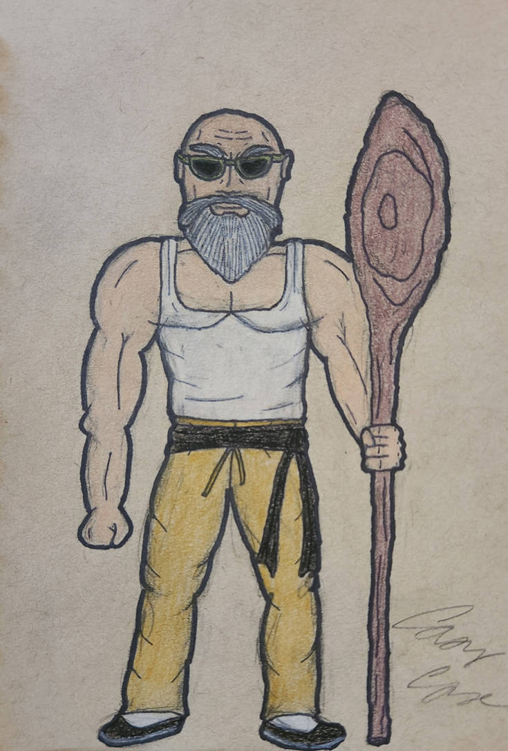 Master Roshi (Max Power form) by Theblackcrisisart on DeviantArt