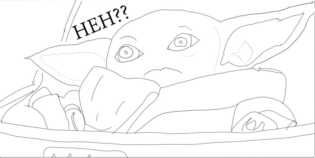 Confused Baby Yoda Line Art No Color By Spicelawyer On Deviantart Confused Baby Yoda Line Art No Color By Spicelawyer On Deviantart