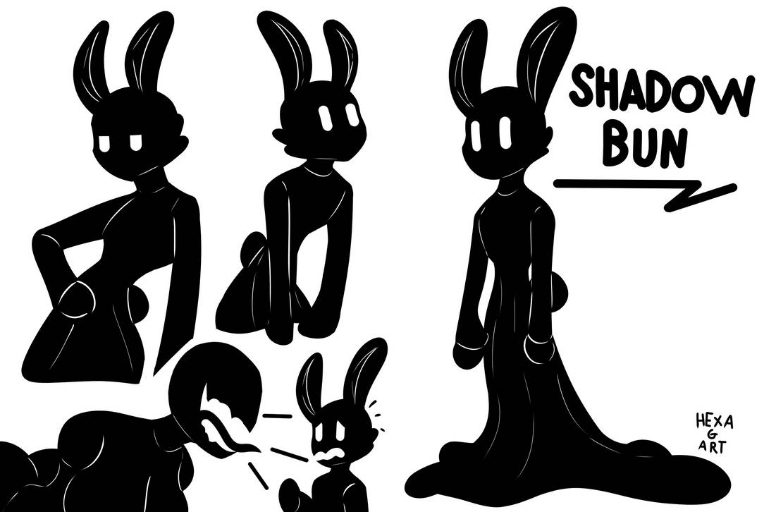 Shadow Rabbit Fnaf Shadow bunny by HexaGarts on DeviantArt