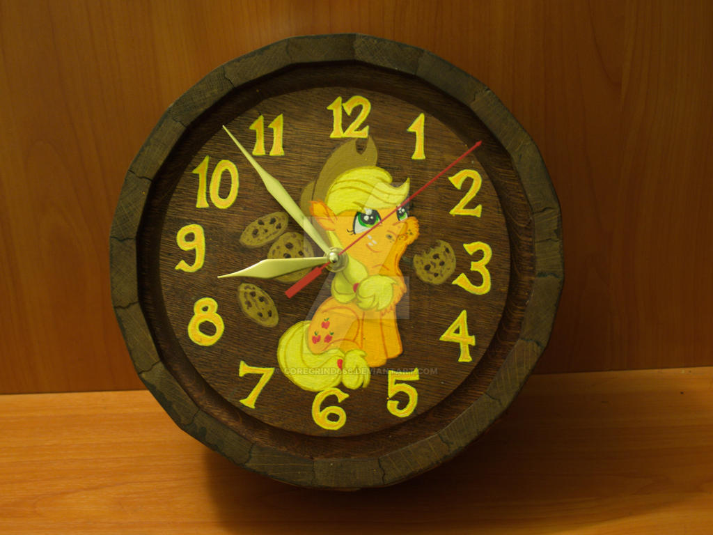 Mlp clock Russian woodwork