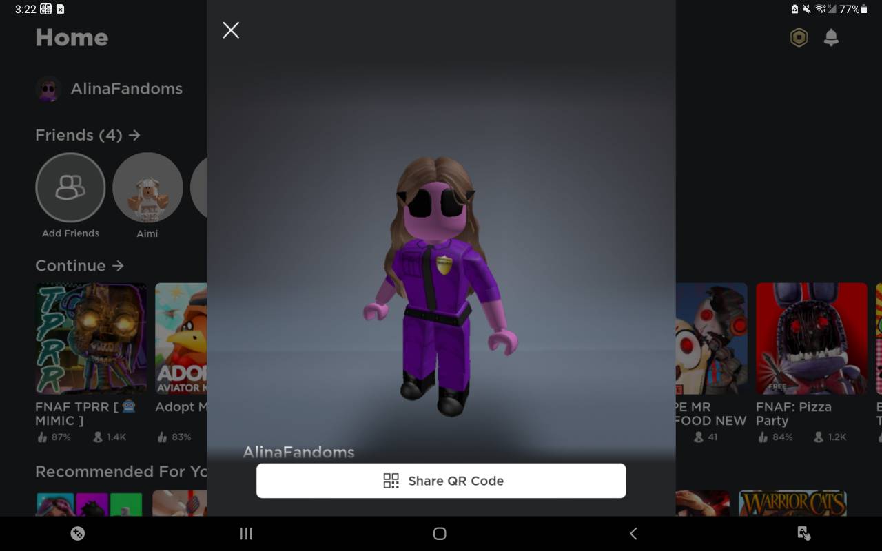 Hey, look Roblox Avatar by AlinaFazbear1293 on DeviantArt