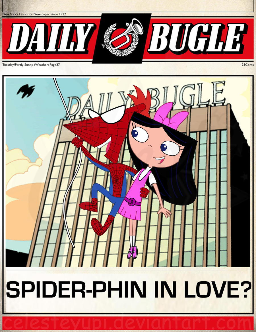 daily bugle: spider-phin in love?