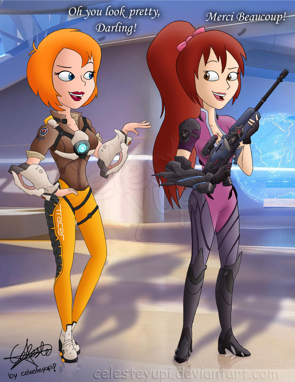 Commission: Sarah And Laura Overwatch