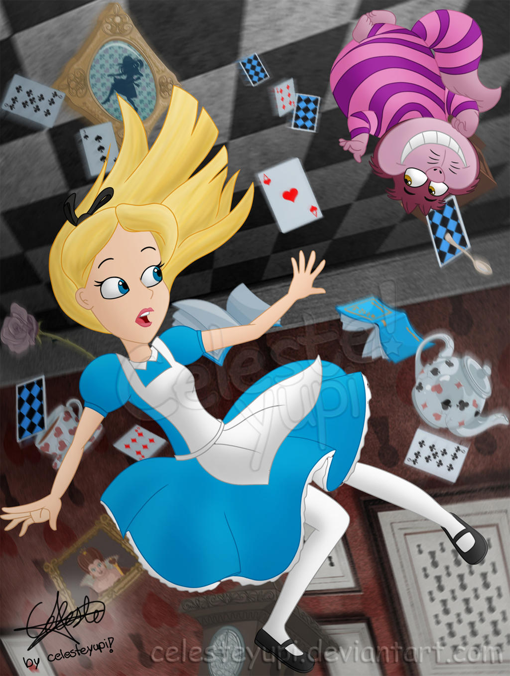Alice Coin Deviantart Alice in Wonderland by celesteyupi on DeviantArt