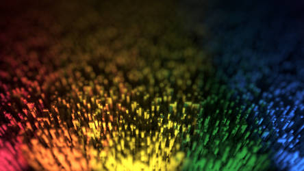 Rainbow Abstract by HrSchmitt