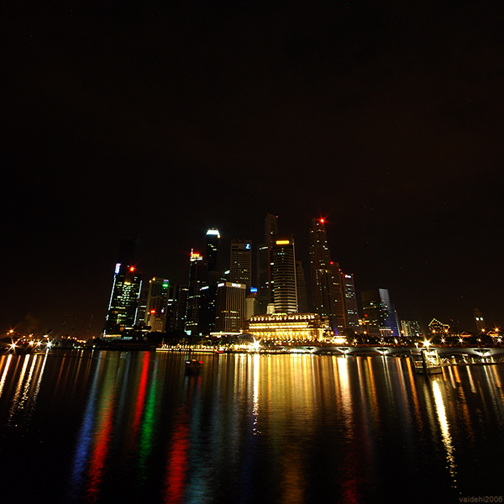 Singapore Skyline:Brightlights