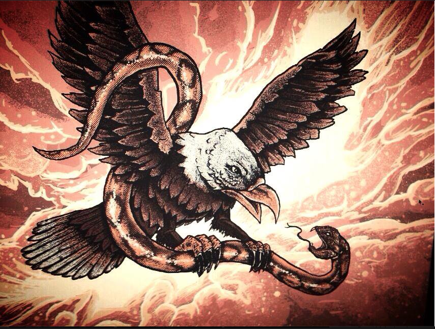 Eagle vs Snake by TheArtOfStevenRogers on DeviantArt