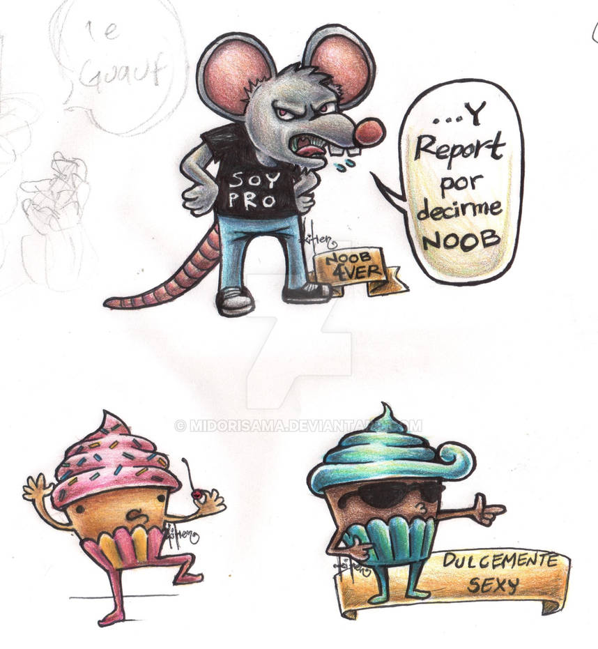 Cup cakes y el chico rata by midorisama on DeviantArt