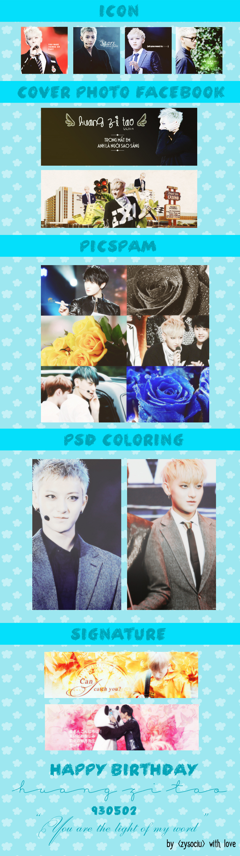 Happy Birthday Huang Zi Tao