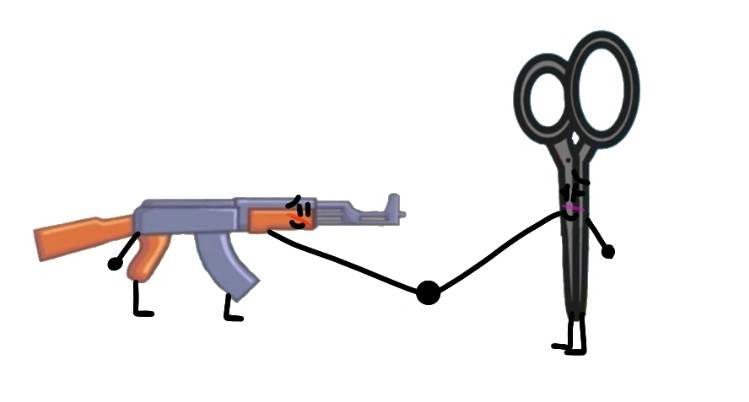 Scissors Gun Gun x Scissors by NailClippersOSO on DeviantArt