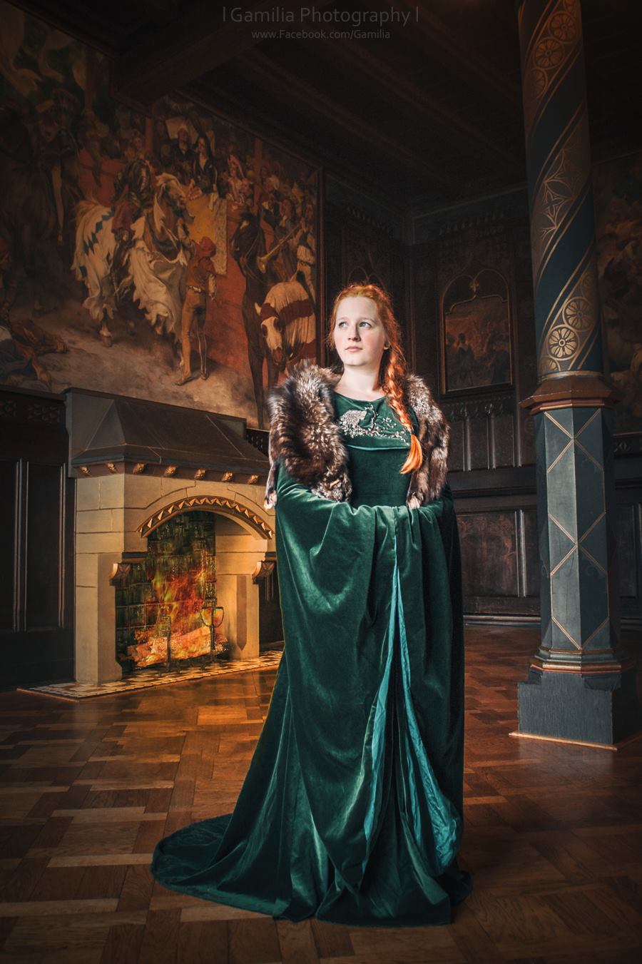 Sansa Stark Season 6 Teal Direwolf Velvet Gown GoT by Volto-Nero-Costumes on DeviantArt Sansa Stark Season 6 Teal Direwolf Velvet Gown GoT by Volto-Nero-Costumes on DeviantArt