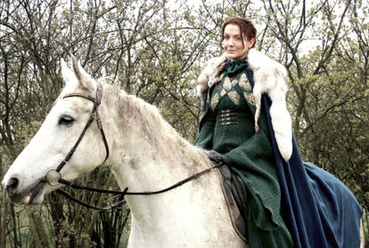 Lady Catelyn Tully Stark Riding Game of Thrones