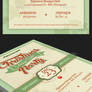 Vintage Christmas Party Flyer Template