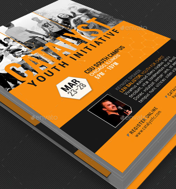 Catalyst Youth Summit Flyer Template