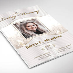 Loving Funeral Program Canva Template V1