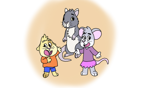 Rupert, Rita, and Mr. Rat