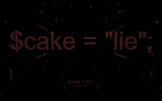 The cake is a lie