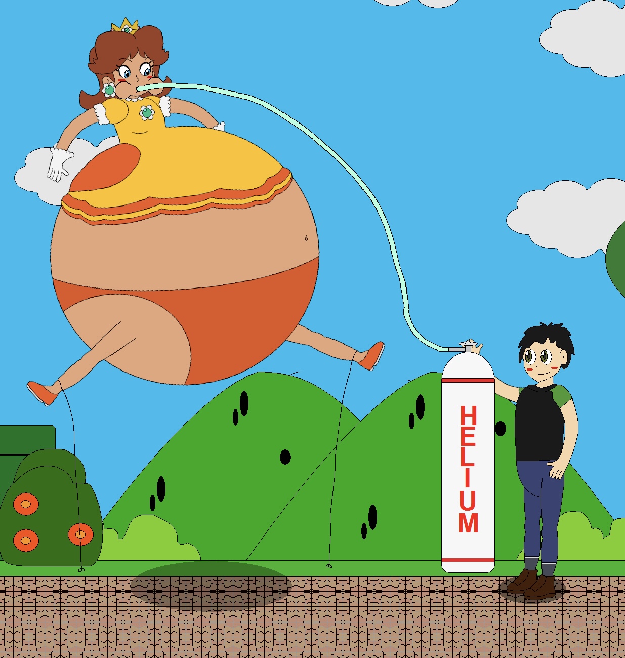 Balloon Deviantart Princess Daisy Balloon by IronGutZ on DeviantArt