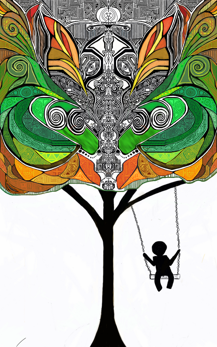 work in progress - tree by asharpsilence on DeviantArt