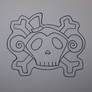 Monkey Skull Brooch design