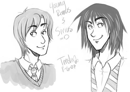 HP - Young Remus + Sirius