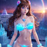Elaena - Blue Top, Sunset, Stars + Ice Kingdom