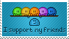 I support my friends stamp by Synfull