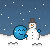 Winter avatar 09 - blue