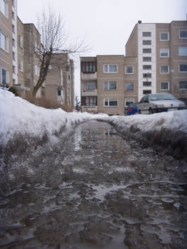 Urban Ice River