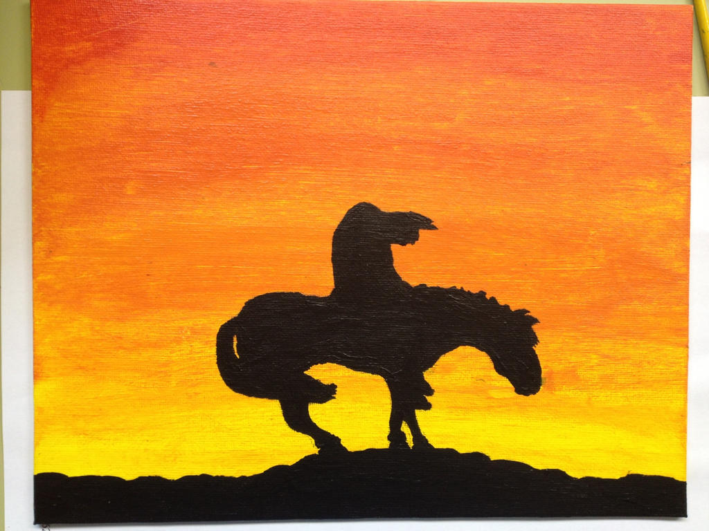 End Of The Trail Painting By Chibicandi08 On Deviantart End Of The Trail Painting By Chibicandi08 On Deviantart