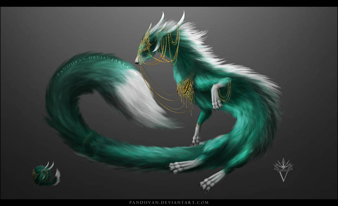 Fox Dragon Deviantart Furry eastern foxdragon by PandiiVan on DeviantArt